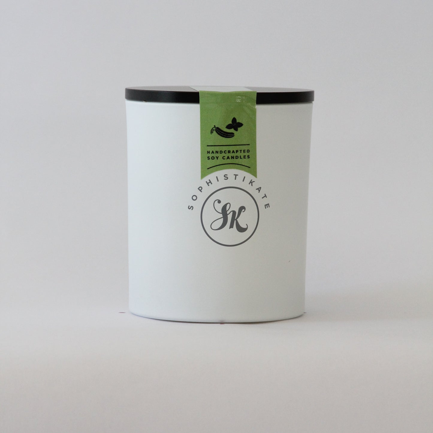 Basil & Cucumber Soy Candle - SophistiKate Australia