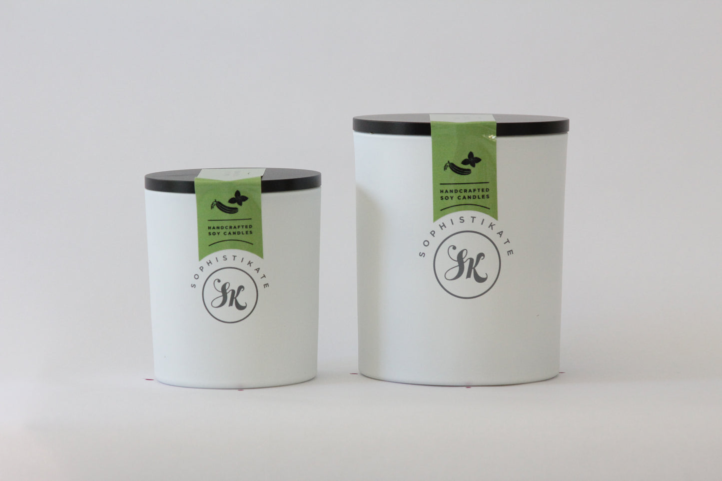 Basil & Cucumber Soy Candle - SophistiKate Australia