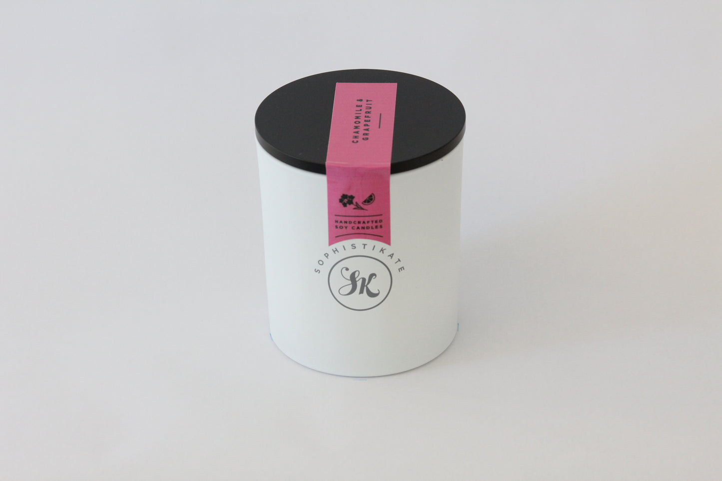 Chamomile & Grapefruit Soy Candle - SophistiKate Australia