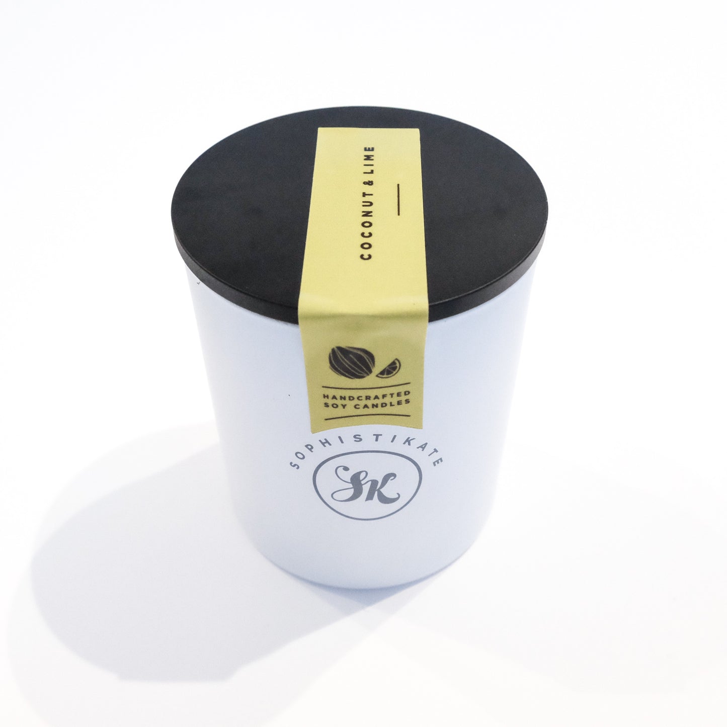 Coconut & Lime Soy Candle - SophistiKate Australia