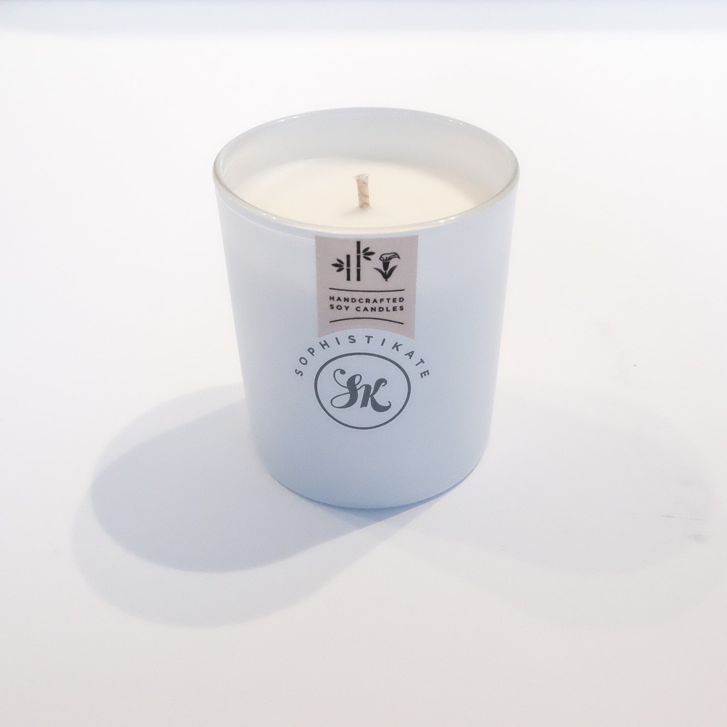 Bamboo & White Lily Soy Candle - SophistiKate Australia