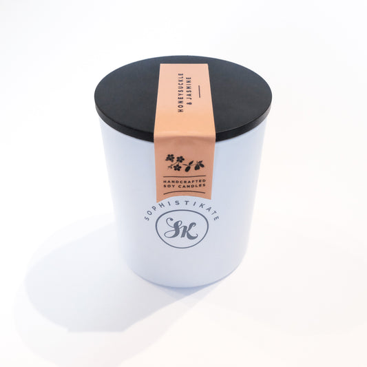 Honeysuckle & Jasmine Soy Candle - SophistiKate Australia
